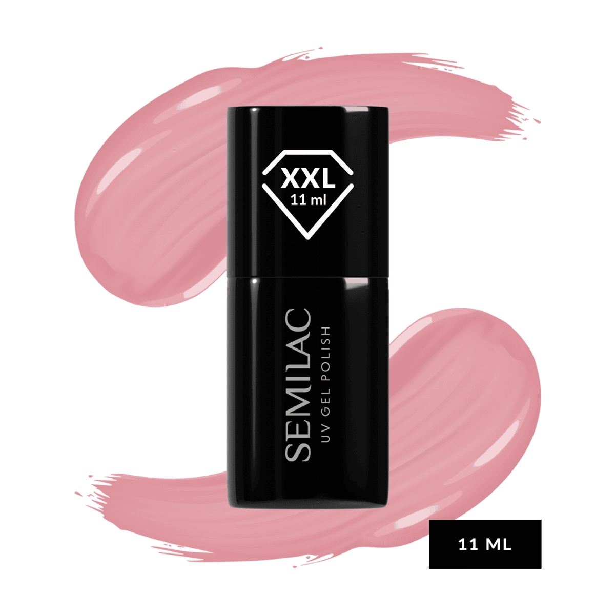 ΗΜΙΜOΝΙΜΟ ΒΕΡΝIΚΙ UV GEL SEMILAC 581 DELICATE CORAL 11ml ημιμόνιμο χρωματιστό βερνίκι uv gel polish 581 delicate coral Semilac