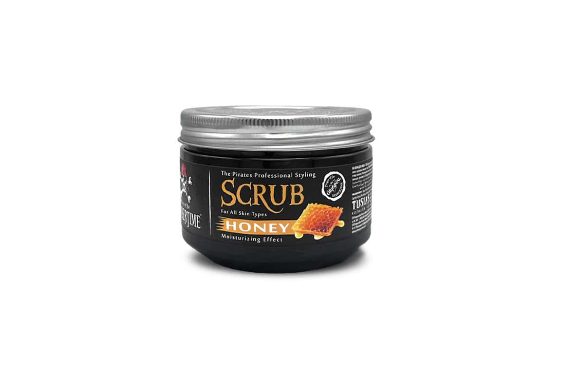 BARBERTIME FACE & BODY SCRUB HONEY 300ml κρέμα απολέπισης απολεπιστικό σώματος προσώπου Barbertime body face scrub honey μέλι 300ml