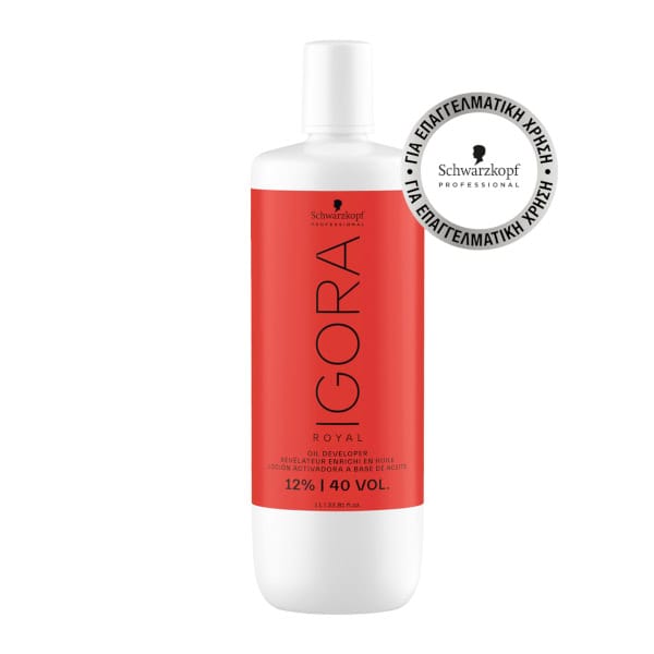Shwarzkopf οξυζενέ Igora Royal 40V 12% 1000ml οξειδωτικό μαλλιών