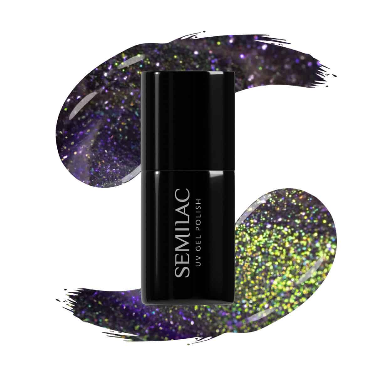 ΗΜΙΜΟΝΙΜΟ ΒΕΡΝΙΚΙ ΝΥΧΙΩΝ SEMILAC CYBER VIOLET 825 7ml ημιμόνιμο βερνίκι νυχιών Semilac 825 Cyber Violet 7ml