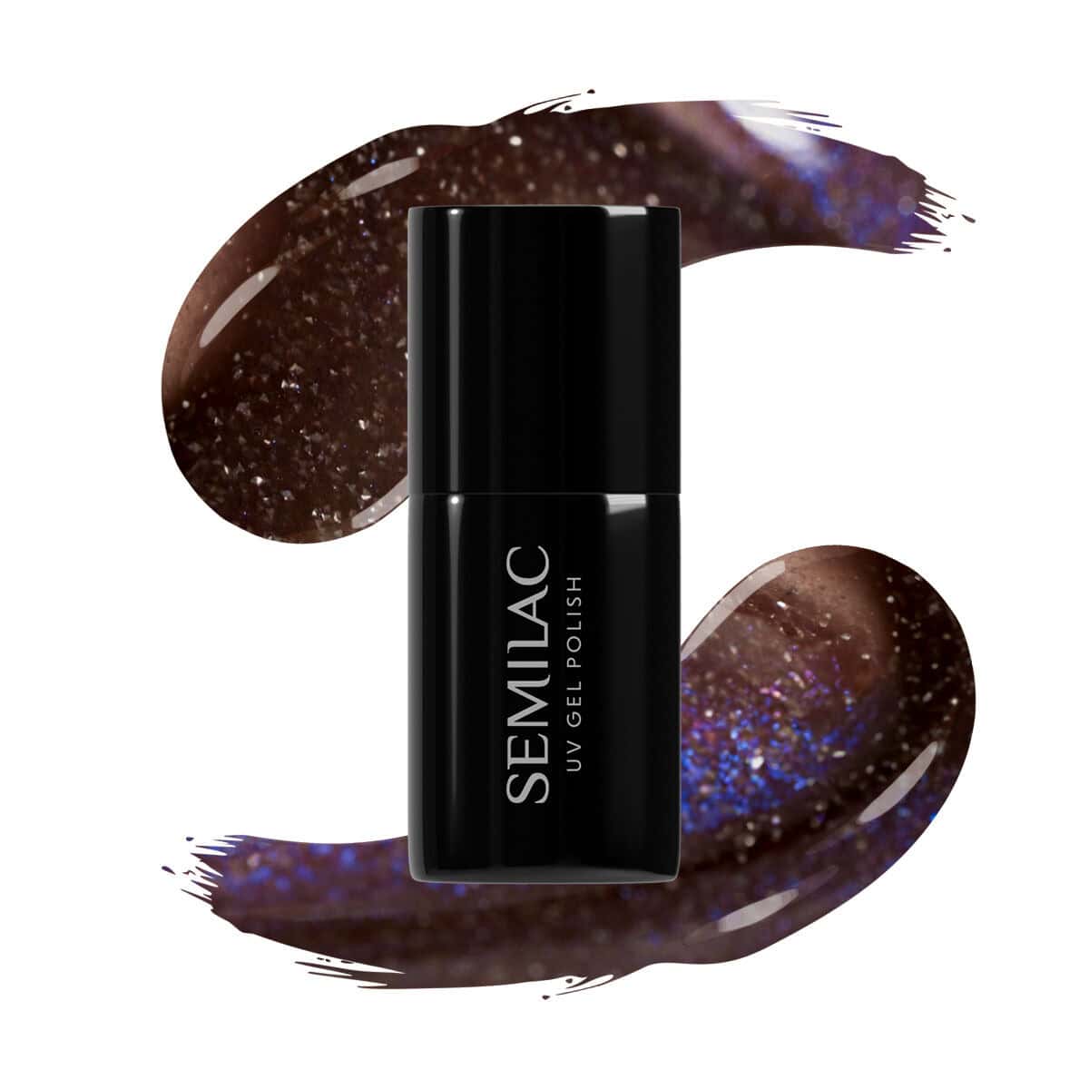 ΗΜΙΜΟΝΙΜΟ ΒΕΡΝΙΚΙ ΝΥΧΙΩΝ SEMILAC 827 AI BROWN 7ml ημιμόνιμο βερνίκι νυχιών Semilac 827 AI Brown 7ml