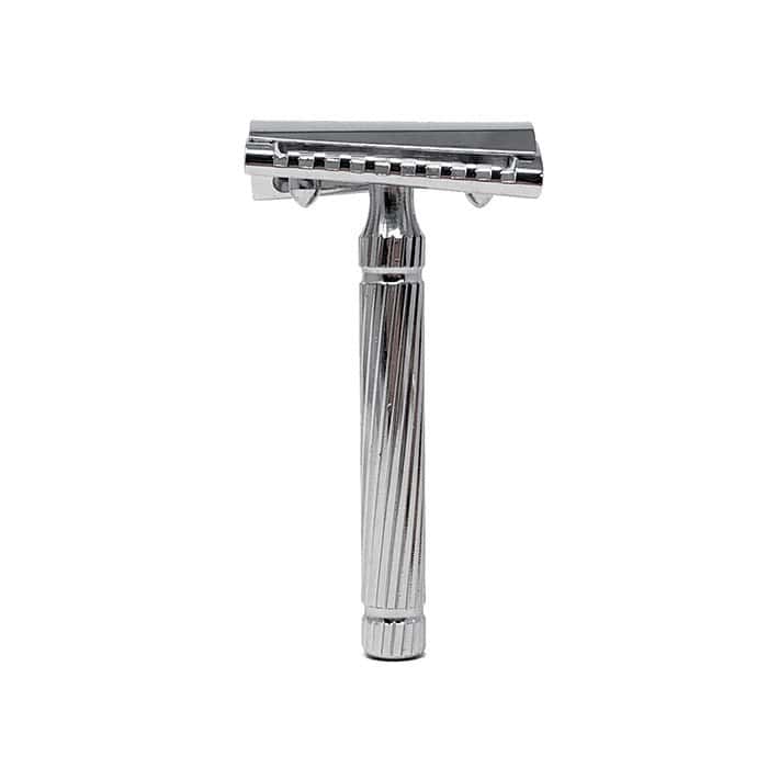 ΞΥΡΙΣΤΙΚΗ ΚΛΑΣΣΙΚΗ FATIP PICCOLO CHROME STORTO CLOSED COMB ξυριστική κλασσική FATIP Piccolo Chrome Storto Closed Comb