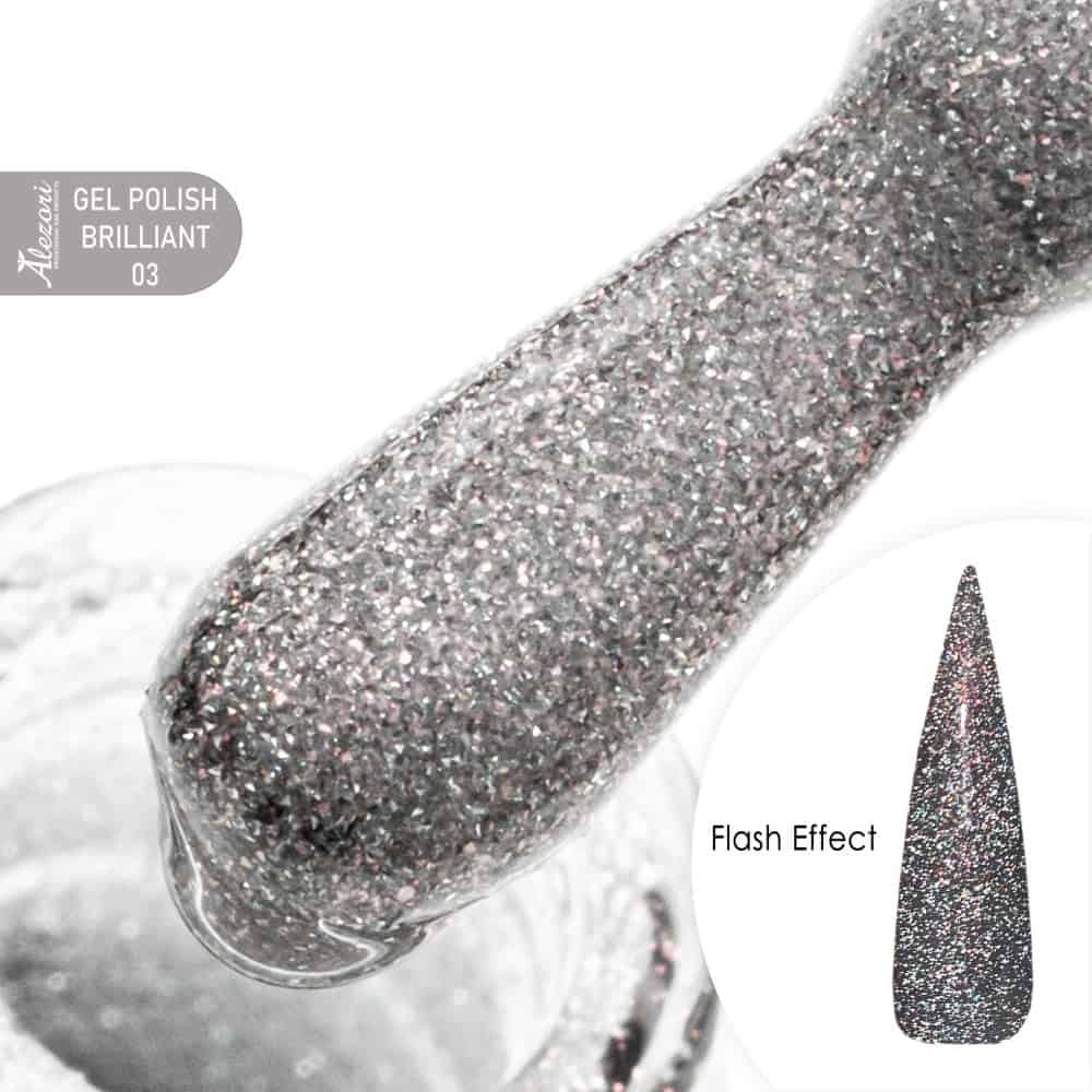 GEL POLISH BRILLIANT 03_HEMA-1000x1000 GEL POLISH BRILLIANT (FLASH EFFECT) 03 15ml. - Image 1