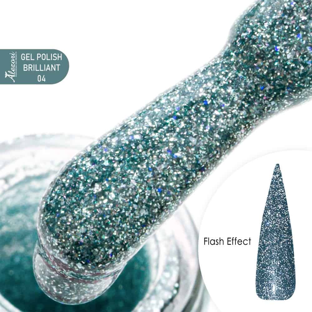 GEL POLISH BRILLIANT 04_HEMA-1000x1000 GEL POLISH BRILLIANT (FLASH EFFECT) 04 15ml. - Image 1