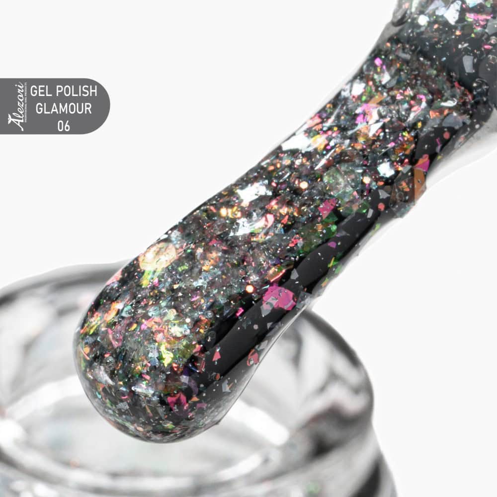 GEL POLISH GLAMOUR 06 (1212)_HEMA-1000x1000 GEL POLISH GLAMOUR 06 (№1212_GLITTER) 15ml - Image 1