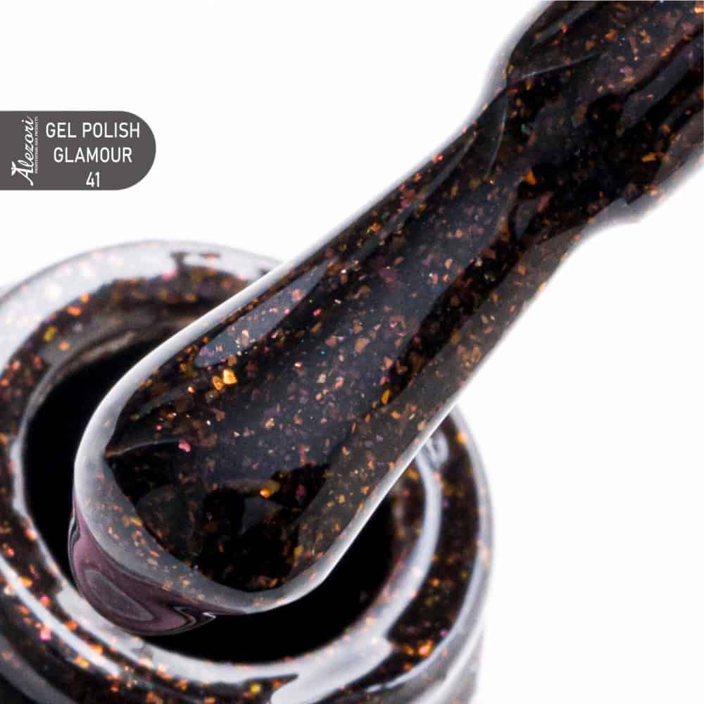 GEL POLISH GLAMOUR 41 (35)_HEMA-1000x1000 GEL POLISH GLAMOUR 41 (№35_GLITTER) 15ml - Image 1