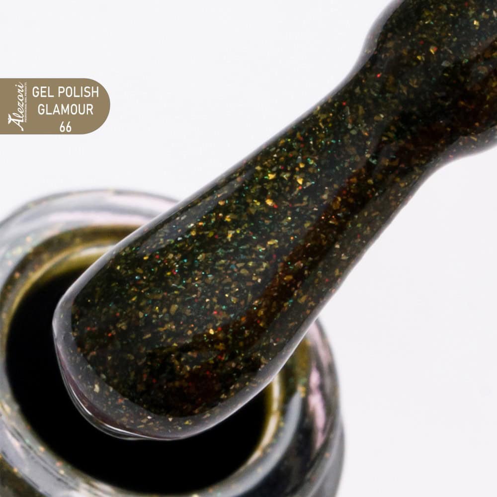 GEL POLISH GLAMOUR 66 (4160)_HEMA-1000x1000 GEL POLISH GLAMOUR 66 (№4160_GLITTER) 15ml - Image 1