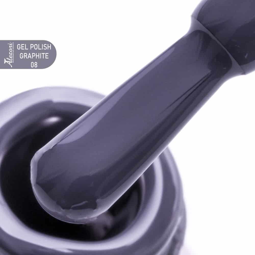 GEL POLISH GRAPHITE 08_HEMA NO CRUELTY-1000x1000 GEL POLISH GRAPHITE 08 15ml. - Image 1