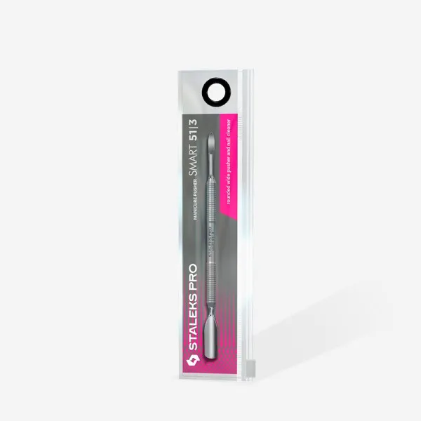 Manicure pusher SMART 51 TYPE 3 (rounded wide pusher and nail cleaner)