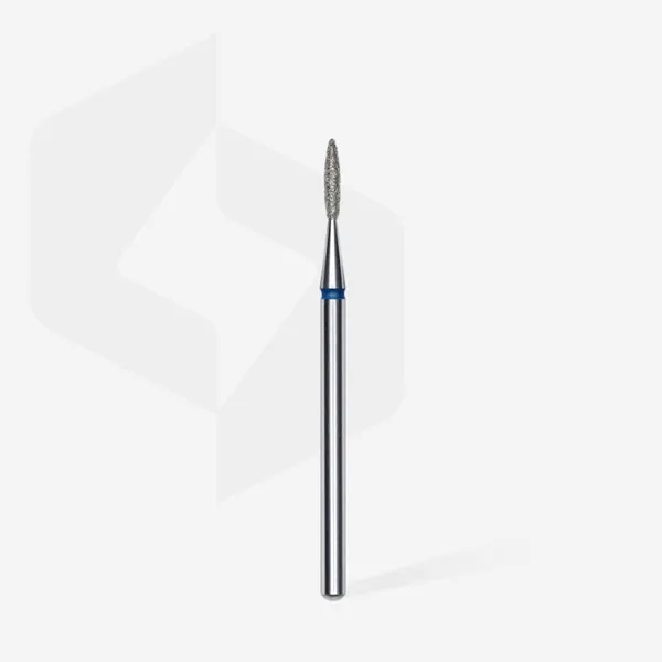 Diamond nail drill bit flame blue EXPERT head diameter 1,6 mm / working part 8 mm