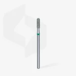 Diamond nail drill bit rounded cylinder green EXPERT head diameter 2,3 mm / working part 8 mm