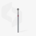 Diamond nail drill bit ball red EXPERT head diameter 4 mm
