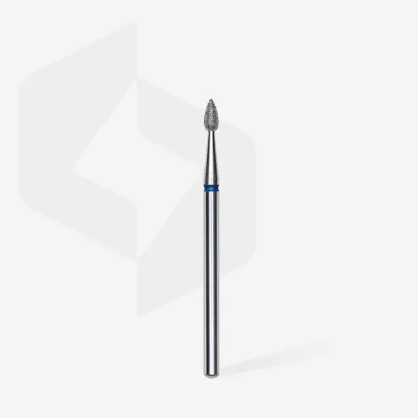 Diamond nail drill bit drop blue EXPERT head diameter 2,3 mm / working part 5 mm