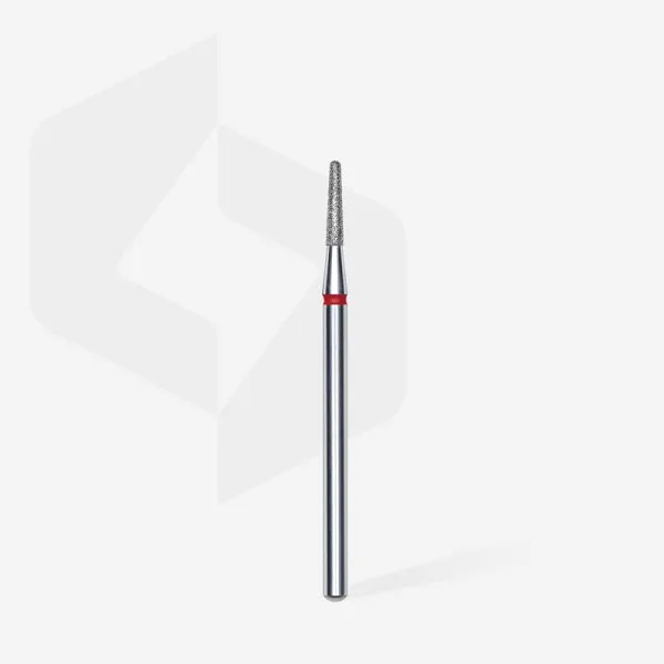 Diamond nail drill bit frustum red EXPERT head diameter 1,8 mm / working part 8 mm