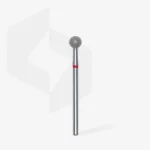 Diamond nail drill bit ball red EXPERT head diameter 5 mm