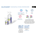 ΑΦΑΙΡΕΤΙΚΟ ΛΕΚΕΔΩΝ&ΟΣΜΩΝ ALL1CLEAN ODOUR & STAIN EXTRA OFF 1000ml - Image 2