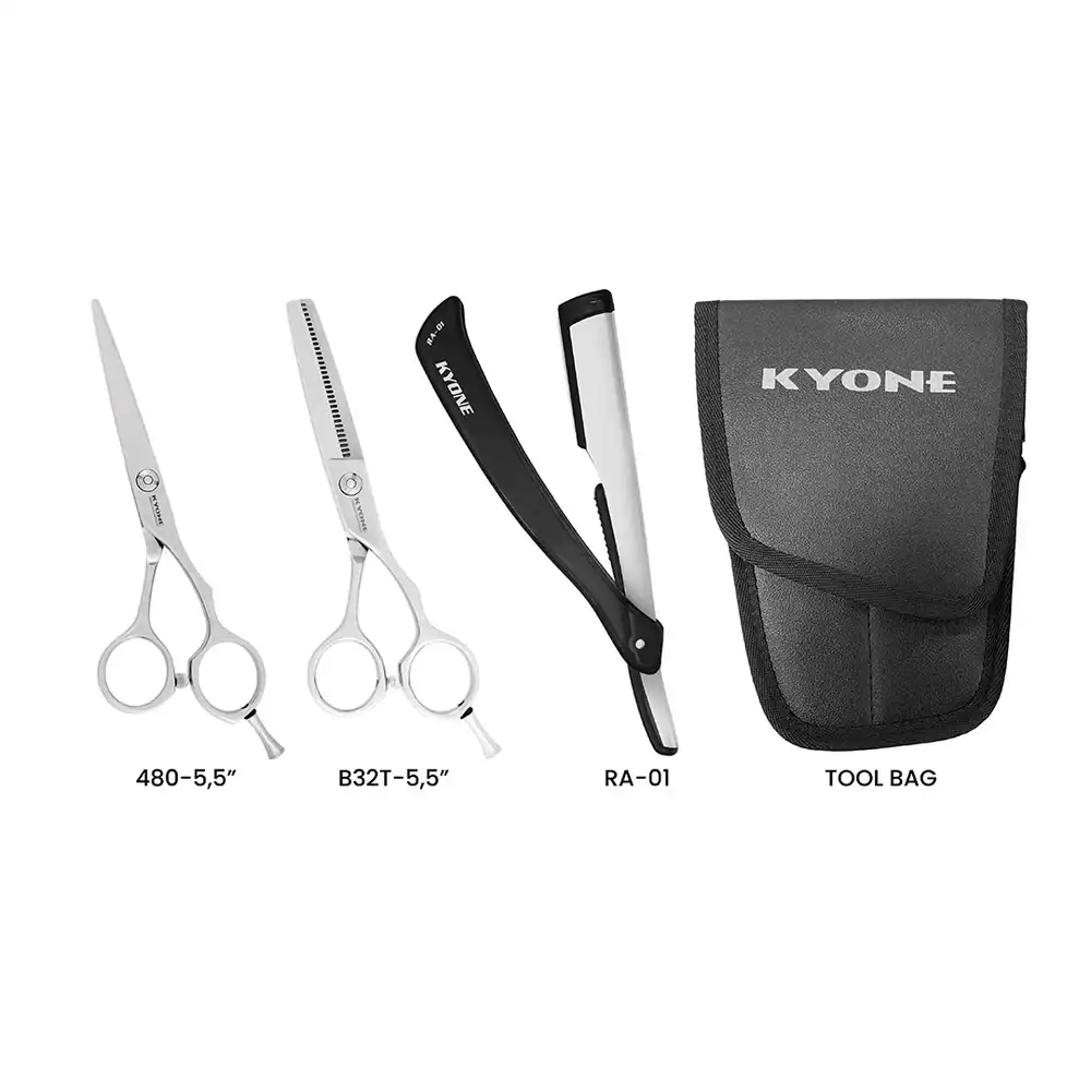 STS01 KYONE COMBO I ΨΑΛΙΔΙ ΚΟΥΡΕΜΑΤΟΣ 480 5.5” + ΨΑΛΙΔΙ ΑΡΑΙΩΣΗΣ B32T 5.5” + ΦΑΛΤΣΕΤΑ + ΘΗΚΗ - Image 1