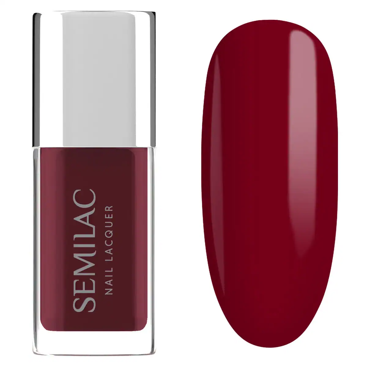 semilac-nail-laquer-110-classic-red (1) Semilac Nail Lacquer Classic Red 110