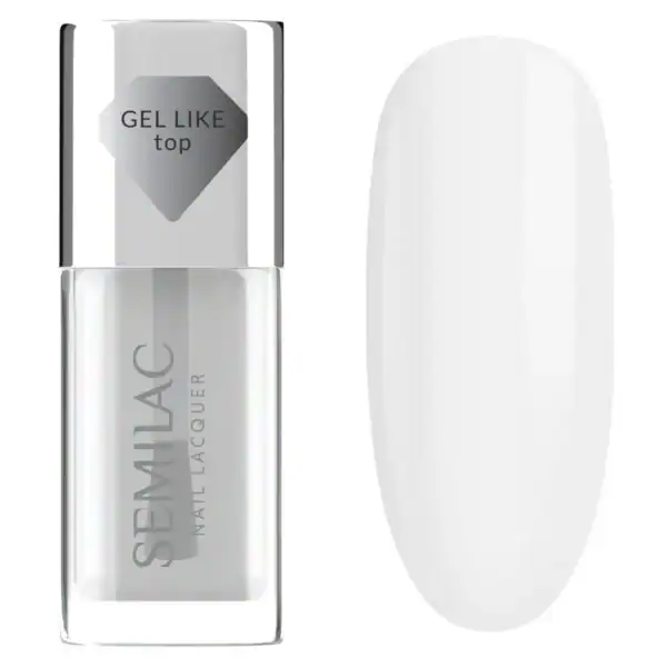 Semilac Nail Lacquer Top Gel Like
