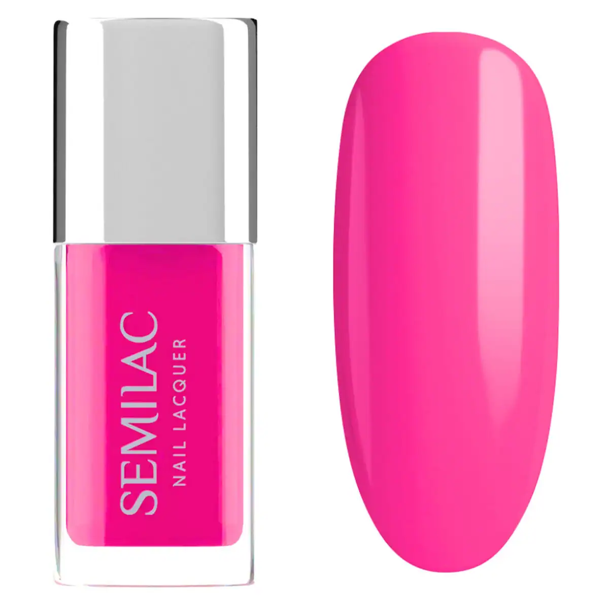 semilac-nail-lacquer-119-neon-pink-9ml (1) semilac nail lacquer 119 neon pink 9ml