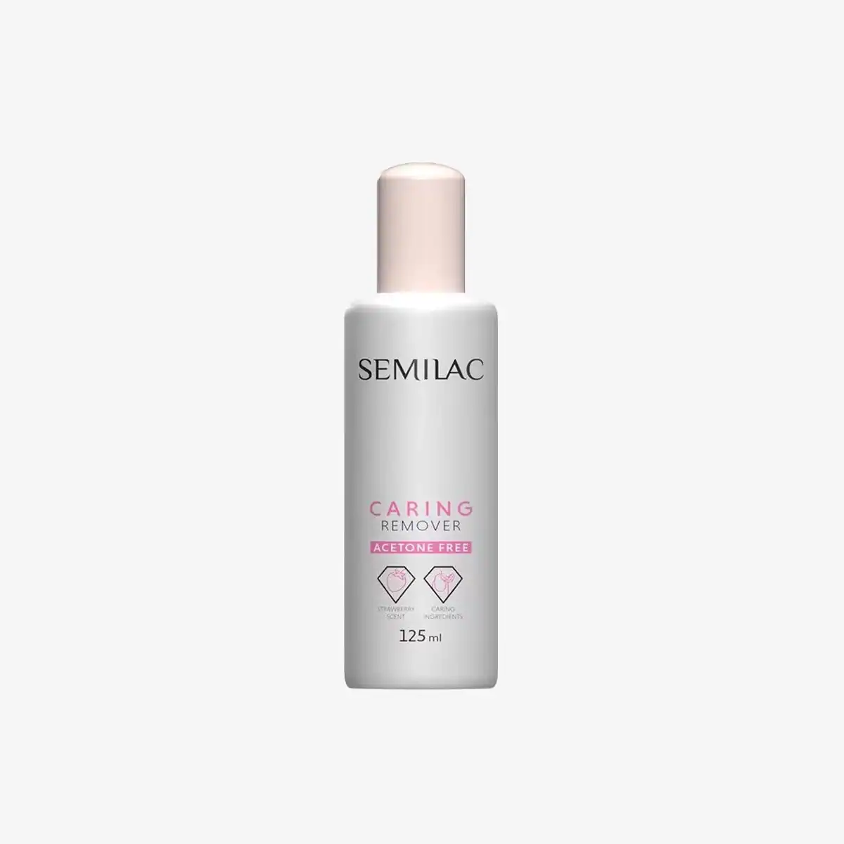 semilac-nourishing-acetone-free-nail-polish-remover-125ml (1) Semilac acetone free nail polish remover 125ml