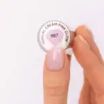 ΗΜΙΜΟΝΙΜΟ ΒΕΡΝΙΚΙ SEMILAC 987 CREAM PINK GLOW 7ml - Image 2