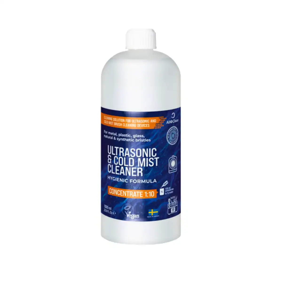sympyknomeno-katharistiko-ygro-all1clean-gia-syskeves-yperixon-cold-mist συμπυκνωμένο καθαριστικό υγρό all1clean για συσκευές υπερήχων και cold mist